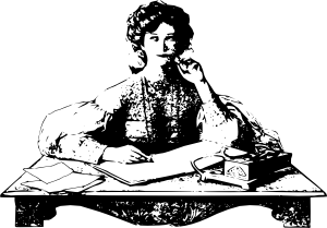 woman-writing